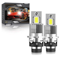 EKLEVA 2ชิ้น D4S D2S ไฟซีนอน Canbus Led แบบปลั๊กแอนด์เพลย์1:1กับรถเทอร์โบระบบแคนบัสไม่มีข้อผิดพลาด12