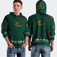 Mexico Fifa World Cup Soccer Fullprint Hoodie Jacket, Polyester Jersey Material