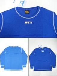 *新莊新太陽* ZETT 台灣製 高級 吸汗 透氣 長袖 練習衣 BOTT-800N 3色 黑 寶藍 深藍 品質特價600