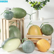 CABEZAG Artificial Cantaloupe Melon, Foam Plastic Fake Cantaloupe Melon, Toy Food Model Lifelike Rea