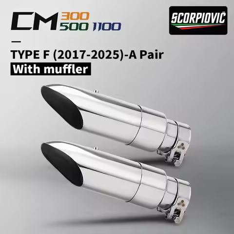 Mini Tail Slip on DB Killer Motorcycle Exhaust System Compatible with Cm300 Cm500 Cm1100 dB Killer S