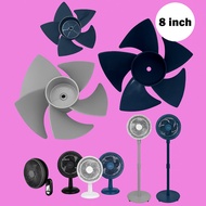 8” Turbo Circular Fan Blade (5 Blade) for Butterfly Phison Milux Homelux Dawa Denn | 8–9 Inch Bilah 