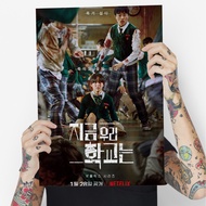 All Of Us Are Dead A3 A4 Glossy Coated Poster High Quality Kdrama Posters