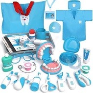 Lehoo Castle Doctor Kit for Toddlers 3-5, Kids Dentist Play Set, Toys for 4+ Years Old Girls Boys