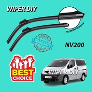 Nissan NV200 2010 - Present Silicone Wiper Blade Windscreen Viper Pengelap Kereta