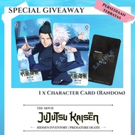 JUJUTSU KAISEN: Hidden Inventory/First Death - The Movie Character Card Saturo Gojo ODEX CGV Indones