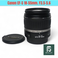 เลนส์ auto Canon EF-S zoom 18-55mm f3.5-5.6 II USM 2 ระบบ AF/MF Mount EF (Canon) สภาพสวย
