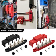 OPENMALL DC 12V-48V 250A RV Yacht Boat Bus Bar Terminal Battery Power Distribution Block With Cover 