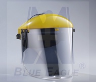 🆕 1 +1 Series BLUE EAGLE Yellow Browguard ABS Holder B1YE with HG1 Headgear + Aluminized Face Shield