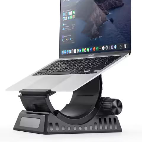 Oatsbasf Desktop Laptop Stand Riser 0-53°Angle Adjustment For Under 17.3" Device for MacBook Tablet 