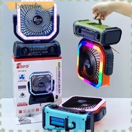 FP-358-S usb  FP-358-S solar fan Bluetooth speaker usb charging strong wind portable fishing camping