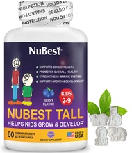 NuBest Tall Kids - Toddlers Vitamins & Kids Vitamins for Age 2 to 9 - Bone Strength & Immunity Suppo