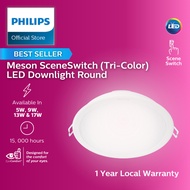 Philips Meson Scene Switch LED Downlight 3 Colors switch with regular switch, EyeComfort | Natural light &amp; reduced glare