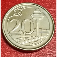 20 sen Singapura 2013 mungkin syiling yang jarang ditemui > 2013 Singapore 20 cents could be rare co