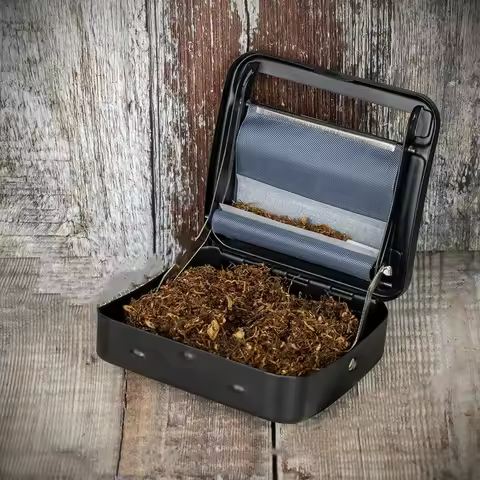 Hand-rolled Cigarette Case Semi-automatic Metal 70/78/110mm King Size Tobacco Roller Rolling Machine