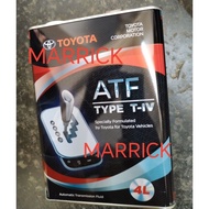 Toyota Type T-IV 4 auto transmission oil 4 litres