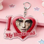 Damiano David Maneskin keychain model I Love My Boyfriend Acrylic decoration book and bagbag as a mu