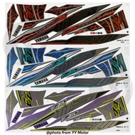 Yamaha Ez 115 Baharu 2024 New Edition (1) premium quality body cover sticker stripe 1set