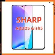 {With Electronic Invoice} SHARP AQUOS wish5 Tempered Glass Full Version SH-M32TW Glue wish5
