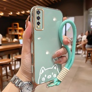 Casing hp For VIVO Y20 Y20s Y20i Y20t Y20G Y12s Y12a Y11s Y30G Y33t Y33s Simple Little Pig Case Stic