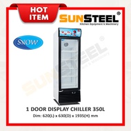 【SUNSTEEL】Snow 1 Door Display Chiller / Peti Sejuk 1 Pintu 350L