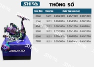 Máy Câu Cá Giá Rẻ Deukio FX Full Titan - Máy Câu Titan Đủ Size 2000/3000/4000/5000/6000/7000 - Máy C