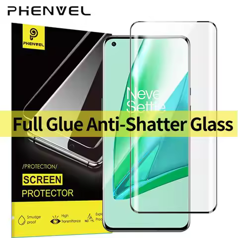 3D Protective Glass For Oneplus 9 Pro Full Glue Screen Protector Oneplus9 Pro Anti Shatter Tempered 