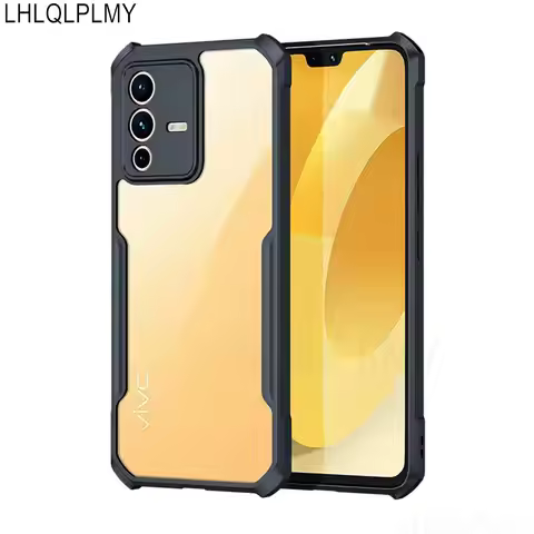 Acrylic Shockproof Silicone Case For Vivo V23 V21 V23E V21E Y21 Y33S Y20S Y11S Y72 Y52 5G Y17 Y12 Y1