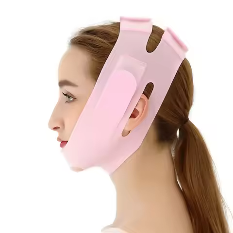 Face Mask Silicone V Lifting V Line Shape Face Lift UP Facial Slimming Bandage Mask Cheek Chin Neck 