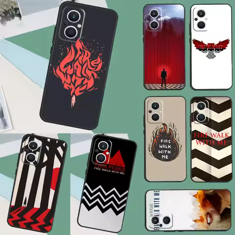 Fire Walk With Me Twin Peaks Case For OPPO Reno 13F 13 12 11 F 8T 7 8 10 Pro OPPO Find X8 X6 Pro X3