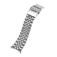 CGHIO สำหรับ Seiko No. 5 SKX009/007 SKX175/SKX173แท่งสแตนเลสสตีลโลหะสายนาฬิกา20มม. 22มม. สายรัดข้อมื