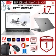 HP ZBook Firefly 14 G7 – Touchscreen Workstation | i7 10th Gen | 32GB RAM | 512GB SSD | 14″ Display