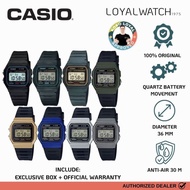 Casio General Unisex Watch F-91W F-91WG F-91WM Rubber Original Official Warranty