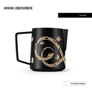 MHW-3BOMBER เหยือกตีฟองนม 450/500/600ml Espresso นึ่งเหยือกสแตนเลส Latte Art Barista เหยือกนมกาแฟเคร