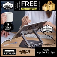 ADAM Elements Hub Stand Pro USB-C 6-in-1 Laptop / iP@d 360 Rotating Stand Hub