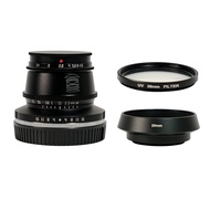 TTArtisan 35mm F1.4 APS-C Format Large Aperture Manual Focus Fixed Lens for Fuji X Mount Cameras Bla