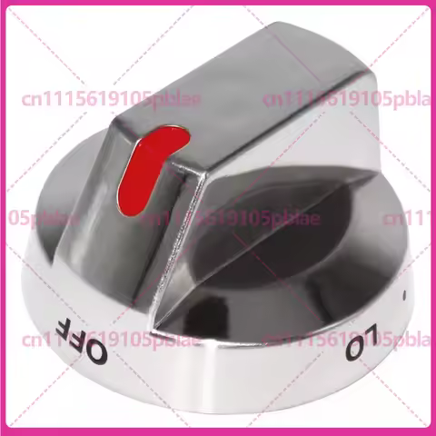 2pcs For Samsung Gas Range DG64‑00473A Stainless Steel Control Knob, Burner Switch Dial For NX58H560