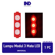 Lampu Modul 3 Mata LED SMD DC 12 24 Volt 3 Watt Waterproof Variasi V W Variasi Kolong Mobil Motor Aquarium dll