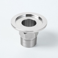 304 Stainless Steel Pipe Fittings Quick-Install Chuck Flange Threaded Reducer Adapter KF Vacuum Hexa