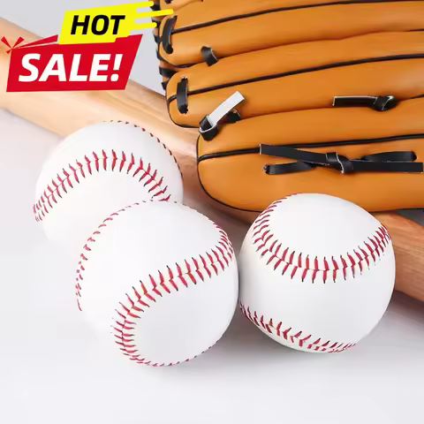 1PC Baseball No. 9 Softball Hardball Softball Craft Ball Sports Products White Safe Kids Men's Baseb