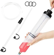 Pinsit Fluid Extractor Multi-Purpose Oil Syringe with 500CC, Oil Suction Pump, Manual Extraction and