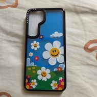 三星S25  花朵笑臉手機殼 磁吸