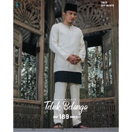BAJU MELAYU TELUK BELANGA LUXE ELRAH OFF WHITE