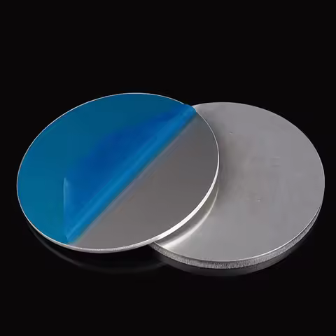 5052 Aluminum Alloy Round Plate, Circular Disc Sheet Thickness 1-6mm, Dia 50-300mm Custom Laser Cutt