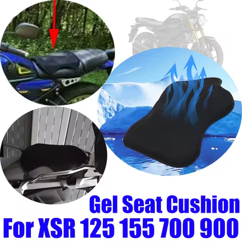 For YAMAHA XSR125 XSR155 XSR700 XSR900 XSR 900 700 155 125 Accessories Comfortable Gel Seat Cushion 