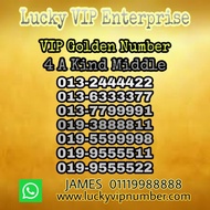 VIP Golden Mobile Number, VIP Golden Phone Number 4 A Kind Middle Series, Digi, Maxis, Celcom, XOX, 