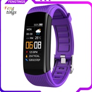 [Ft] C5S Bluetooth-compatible Waterproof Heart Rate Sleep Monitor Fitness Sports Smart Bracelet