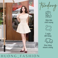 Luxury one-shoulder dress Huong fashion
