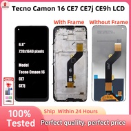 For Tecno Camon 16 CE7 CE7j CE9h LCD Display + Touch Screen Digitizer 6.8"