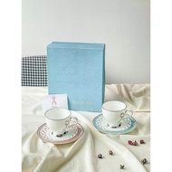 Japan Narumi JILLSTUART Simple Luxury Bone China Co-Branded Afternoon Tea Tea Cup+Double Cup Saucer Set Water Cup Household